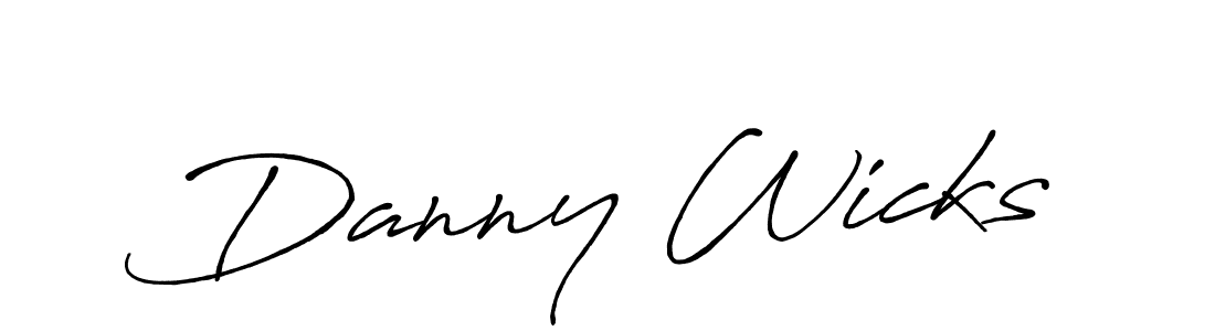 Also You can easily find your signature by using the search form. We will create Danny Wicks name handwritten signature images for you free of cost using Antro_Vectra_Bolder sign style. Danny Wicks signature style 7 images and pictures png