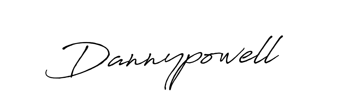 How to make Dannypowell name signature. Use Antro_Vectra_Bolder style for creating short signs online. This is the latest handwritten sign. Dannypowell signature style 7 images and pictures png