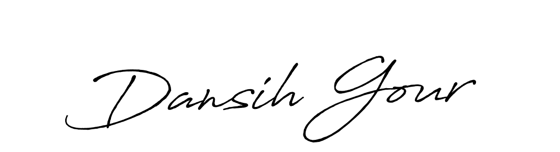 It looks lik you need a new signature style for name Dansih Gour. Design unique handwritten (Antro_Vectra_Bolder) signature with our free signature maker in just a few clicks. Dansih Gour signature style 7 images and pictures png