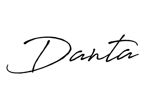 Make a beautiful signature design for name Danta. Use this online signature maker to create a handwritten signature for free. Danta signature style 7 images and pictures png