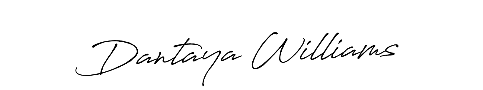 Make a beautiful signature design for name Dantaya Williams. Use this online signature maker to create a handwritten signature for free. Dantaya Williams signature style 7 images and pictures png