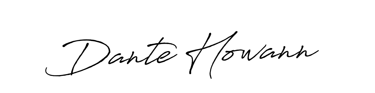 Design your own signature with our free online signature maker. With this signature software, you can create a handwritten (Antro_Vectra_Bolder) signature for name Dante Howann. Dante Howann signature style 7 images and pictures png