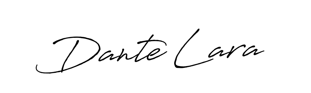 The best way (Antro_Vectra_Bolder) to make a short signature is to pick only two or three words in your name. The name Dante Lara include a total of six letters. For converting this name. Dante Lara signature style 7 images and pictures png