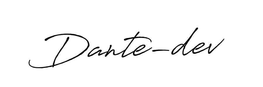You should practise on your own different ways (Antro_Vectra_Bolder) to write your name (Dante-dev) in signature. don't let someone else do it for you. Dante-dev signature style 7 images and pictures png