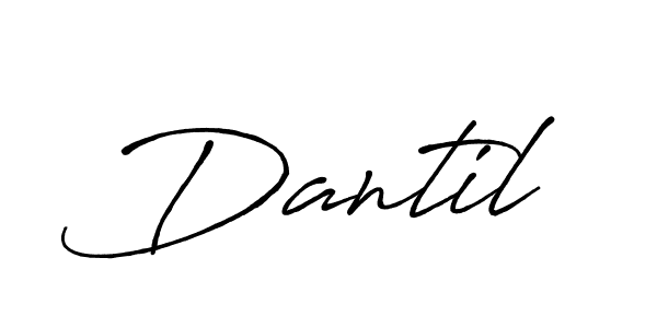 Make a beautiful signature design for name Dantil. With this signature (Antro_Vectra_Bolder) style, you can create a handwritten signature for free. Dantil signature style 7 images and pictures png