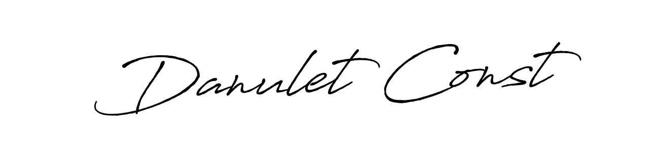 See photos of Danulet Const official signature by Spectra . Check more albums & portfolios. Read reviews & check more about Antro_Vectra_Bolder font. Danulet Const signature style 7 images and pictures png