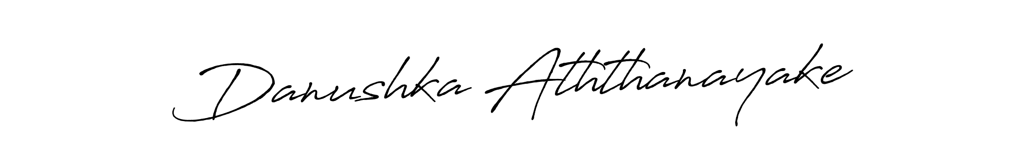 How to make Danushka Aththanayake name signature. Use Antro_Vectra_Bolder style for creating short signs online. This is the latest handwritten sign. Danushka Aththanayake signature style 7 images and pictures png