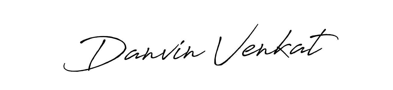 Similarly Antro_Vectra_Bolder is the best handwritten signature design. Signature creator online .You can use it as an online autograph creator for name Danvin Venkat. Danvin Venkat signature style 7 images and pictures png