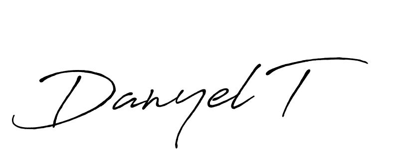 Make a short Danyel T signature style. Manage your documents anywhere anytime using Antro_Vectra_Bolder. Create and add eSignatures, submit forms, share and send files easily. Danyel T signature style 7 images and pictures png