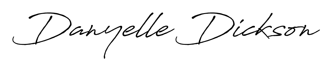 A sleek calligraphic signature for name Danyelle Dickson utilizing Antro_Vectra_Bolder styling. Great for adding personal signatures to photos and art. Danyelle Dickson signature style 7 images and pictures png
