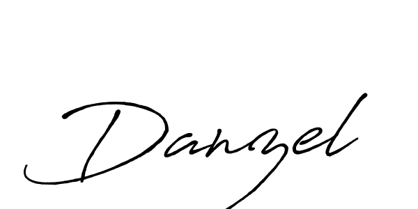 Create a beautiful signature design for name Danzel. With this signature (Antro_Vectra_Bolder) fonts, you can make a handwritten signature for free. Danzel signature style 7 images and pictures png