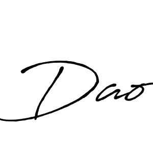 Also You can easily find your signature by using the search form. We will create Dao name handwritten signature images for you free of cost using Antro_Vectra_Bolder sign style. Dao signature style 7 images and pictures png