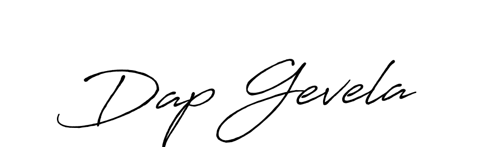 How to make Dap Gevela signature? Antro_Vectra_Bolder is a professional autograph style. Create handwritten signature for Dap Gevela name. Dap Gevela signature style 7 images and pictures png