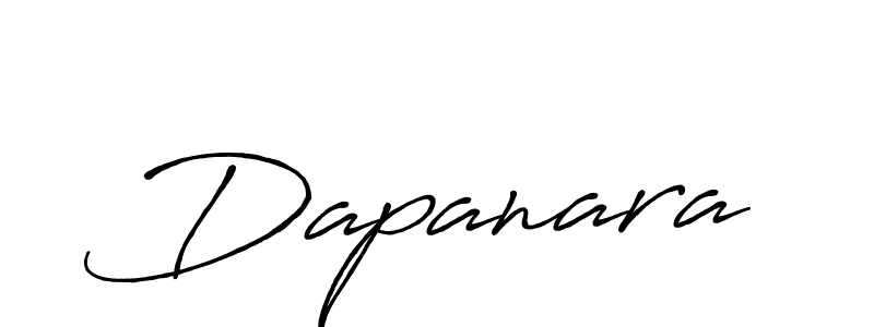 How to make Dapanara name signature. Use Antro_Vectra_Bolder style for creating short signs online. This is the latest handwritten sign. Dapanara signature style 7 images and pictures png