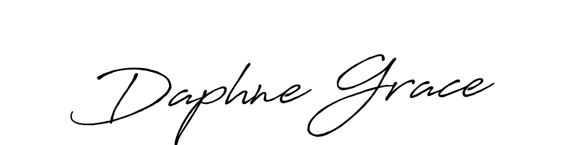 Create a beautiful signature design for name Daphne Grace. With this signature (Antro_Vectra_Bolder) fonts, you can make a handwritten signature for free. Daphne Grace signature style 7 images and pictures png