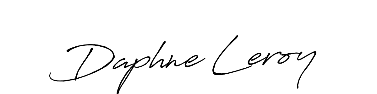 Also You can easily find your signature by using the search form. We will create Daphne Leroy name handwritten signature images for you free of cost using Antro_Vectra_Bolder sign style. Daphne Leroy signature style 7 images and pictures png