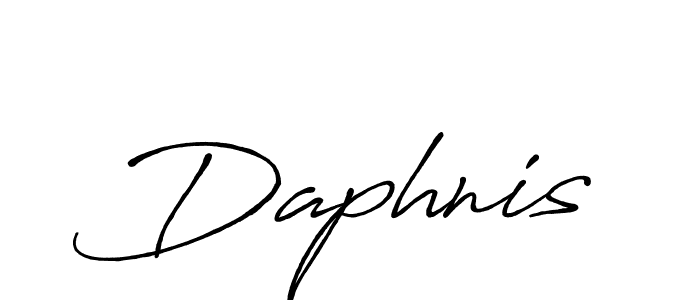 Use a signature maker to create a handwritten signature online. With this signature software, you can design (Antro_Vectra_Bolder) your own signature for name Daphnis. Daphnis signature style 7 images and pictures png