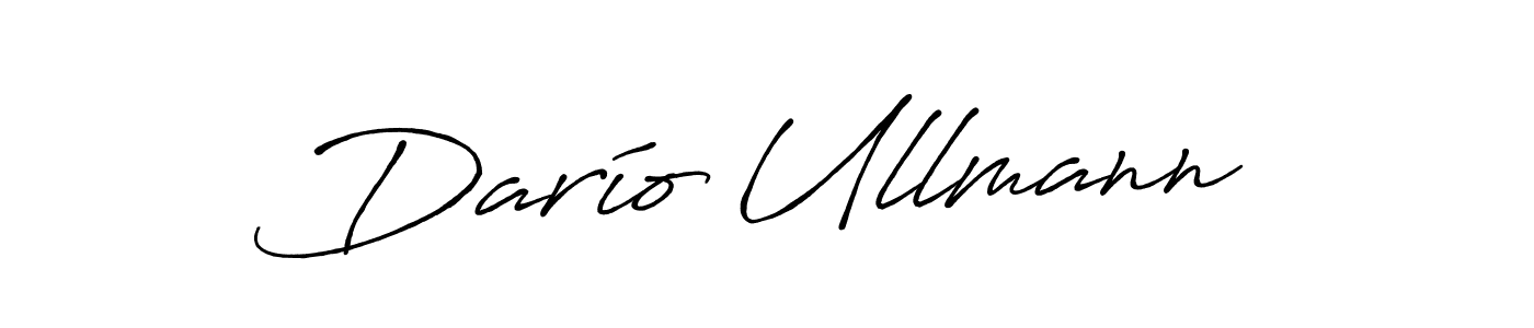 The best way (Antro_Vectra_Bolder) to make a short signature is to pick only two or three words in your name. The name Darío Ullmann include a total of six letters. For converting this name. Darío Ullmann signature style 7 images and pictures png