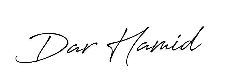 Also we have Dar Hamid name is the best signature style. Create professional handwritten signature collection using Antro_Vectra_Bolder autograph style. Dar Hamid signature style 7 images and pictures png