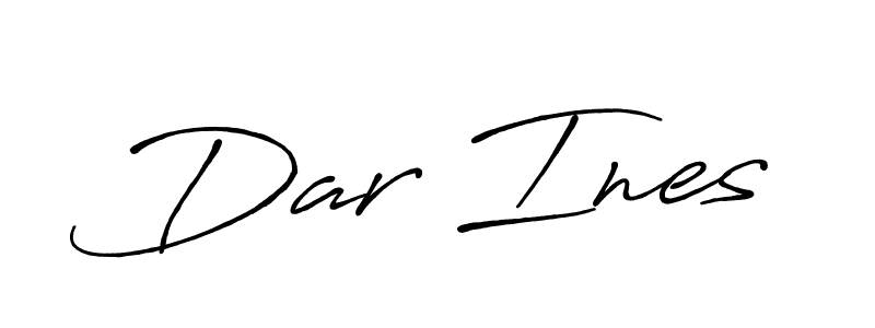 Also we have Dar Ines name is the best signature style. Create professional handwritten signature collection using Antro_Vectra_Bolder autograph style. Dar Ines signature style 7 images and pictures png