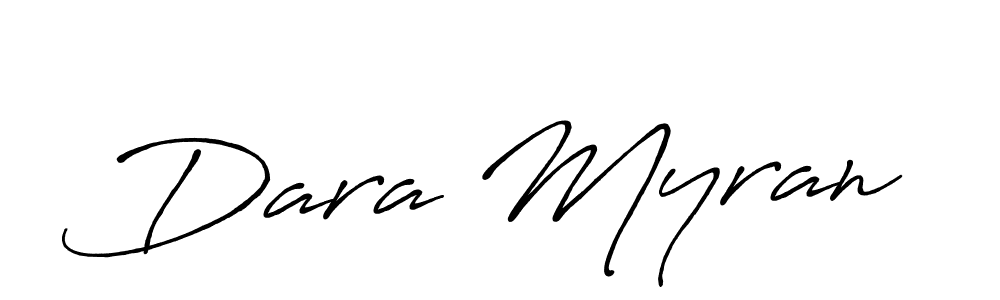 Dara Myran stylish signature style. Best Handwritten Sign (Antro_Vectra_Bolder) for my name. Handwritten Signature Collection Ideas for my name Dara Myran. Dara Myran signature style 7 images and pictures png