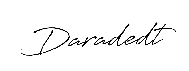 Create a beautiful signature design for name Daradedt. With this signature (Antro_Vectra_Bolder) fonts, you can make a handwritten signature for free. Daradedt signature style 7 images and pictures png