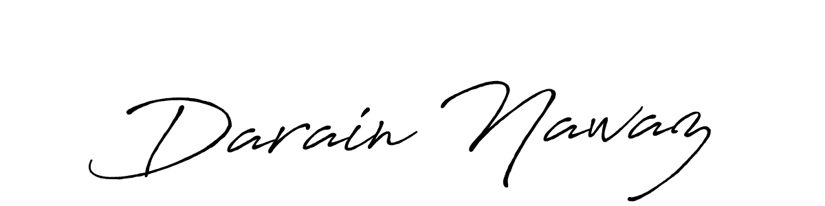 Design your own signature with our free online signature maker. With this signature software, you can create a handwritten (Antro_Vectra_Bolder) signature for name Darain Nawaz. Darain Nawaz signature style 7 images and pictures png