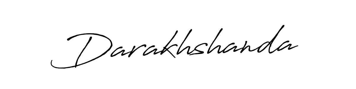 Darakhshanda stylish signature style. Best Handwritten Sign (Antro_Vectra_Bolder) for my name. Handwritten Signature Collection Ideas for my name Darakhshanda. Darakhshanda signature style 7 images and pictures png