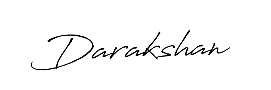 Create a beautiful signature design for name Darakshan. With this signature (Antro_Vectra_Bolder) fonts, you can make a handwritten signature for free. Darakshan signature style 7 images and pictures png