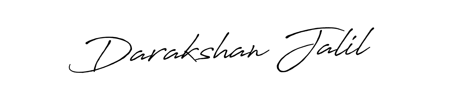 Make a beautiful signature design for name Darakshan Jalil. Use this online signature maker to create a handwritten signature for free. Darakshan Jalil signature style 7 images and pictures png