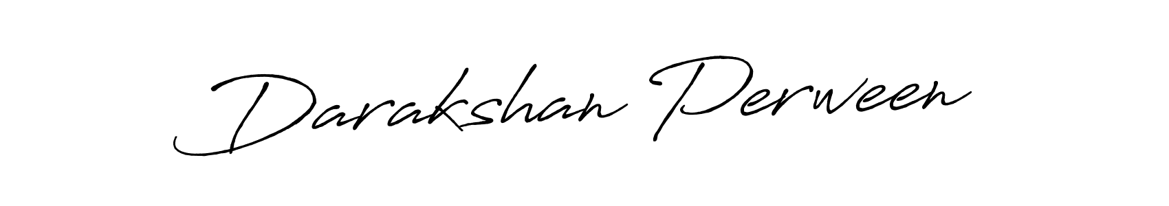 Use a signature maker to create a handwritten signature online. With this signature software, you can design (Antro_Vectra_Bolder) your own signature for name Darakshan Perween. Darakshan Perween signature style 7 images and pictures png