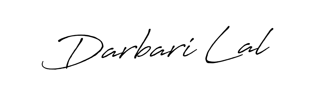 How to make Darbari Lal name signature. Use Antro_Vectra_Bolder style for creating short signs online. This is the latest handwritten sign. Darbari Lal signature style 7 images and pictures png