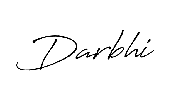 Create a beautiful signature design for name Darbhi. With this signature (Antro_Vectra_Bolder) fonts, you can make a handwritten signature for free. Darbhi signature style 7 images and pictures png