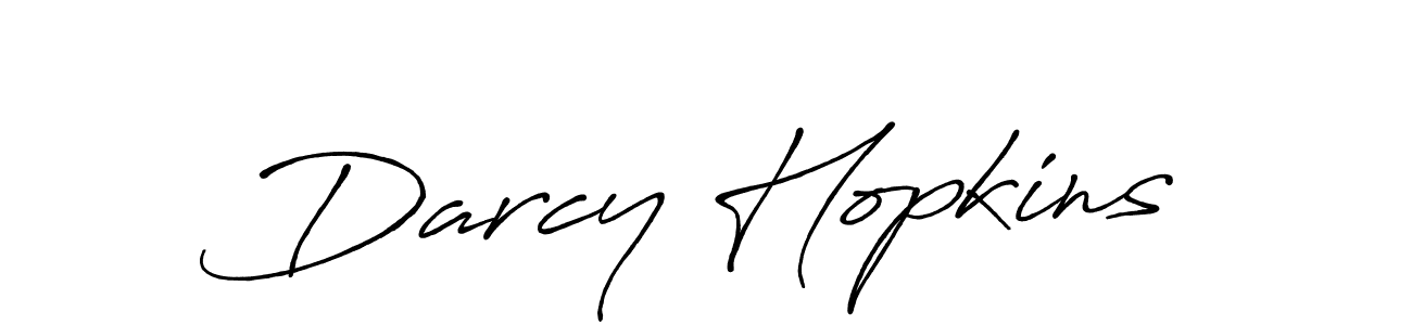 How to make Darcy Hopkins name signature. Use Antro_Vectra_Bolder style for creating short signs online. This is the latest handwritten sign. Darcy Hopkins signature style 7 images and pictures png