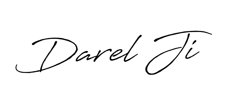 How to make Darel Ji signature? Antro_Vectra_Bolder is a professional autograph style. Create handwritten signature for Darel Ji name. Darel Ji signature style 7 images and pictures png