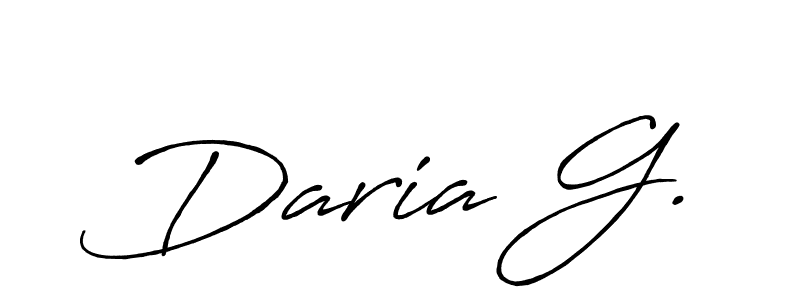 Make a short Daria G. signature style. Manage your documents anywhere anytime using Antro_Vectra_Bolder. Create and add eSignatures, submit forms, share and send files easily. Daria G. signature style 7 images and pictures png