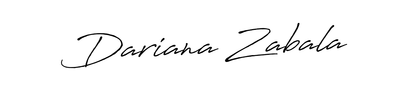 How to make Dariana Zabala signature? Antro_Vectra_Bolder is a professional autograph style. Create handwritten signature for Dariana Zabala name. Dariana Zabala signature style 7 images and pictures png