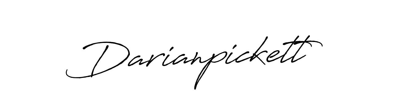 Create a beautiful signature design for name Darianpickett. With this signature (Antro_Vectra_Bolder) fonts, you can make a handwritten signature for free. Darianpickett signature style 7 images and pictures png