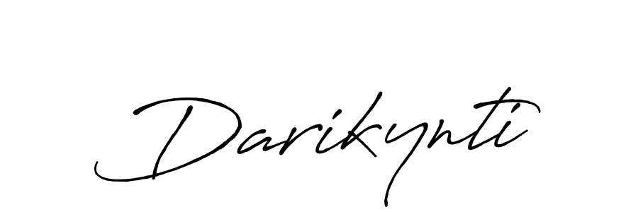 How to make Darikynti name signature. Use Antro_Vectra_Bolder style for creating short signs online. This is the latest handwritten sign. Darikynti signature style 7 images and pictures png
