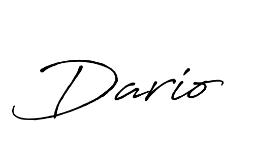 Use a signature maker to create a handwritten signature online. With this signature software, you can design (Antro_Vectra_Bolder) your own signature for name Dario. Dario signature style 7 images and pictures png