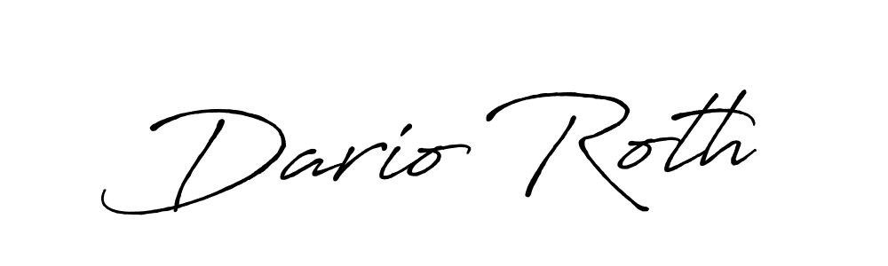 Make a beautiful signature design for name Dario Roth. With this signature (Antro_Vectra_Bolder) style, you can create a handwritten signature for free. Dario Roth signature style 7 images and pictures png
