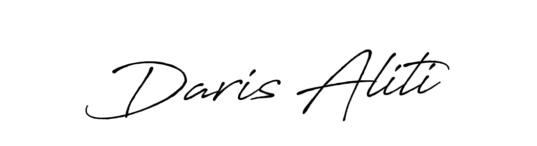Make a beautiful signature design for name Daris Aliti. Use this online signature maker to create a handwritten signature for free. Daris Aliti signature style 7 images and pictures png