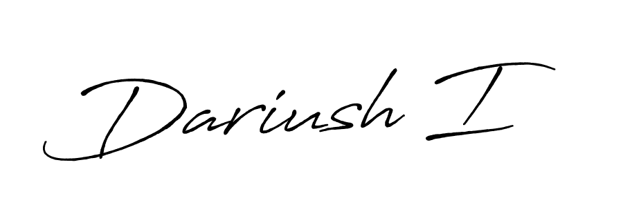 Also You can easily find your signature by using the search form. We will create Dariush I name handwritten signature images for you free of cost using Antro_Vectra_Bolder sign style. Dariush I signature style 7 images and pictures png