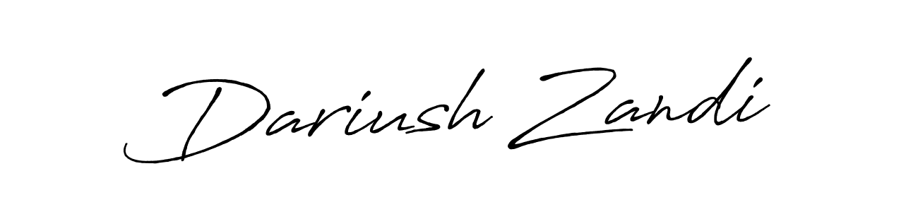 Dariush Zandi stylish signature style. Best Handwritten Sign (Antro_Vectra_Bolder) for my name. Handwritten Signature Collection Ideas for my name Dariush Zandi. Dariush Zandi signature style 7 images and pictures png