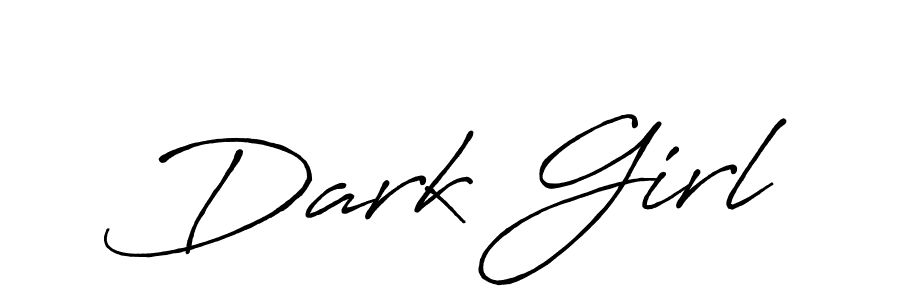 Also You can easily find your signature by using the search form. We will create Dark Girl name handwritten signature images for you free of cost using Antro_Vectra_Bolder sign style. Dark Girl signature style 7 images and pictures png