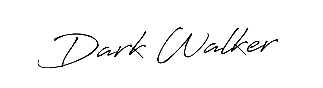 Make a beautiful signature design for name Dark Walker. With this signature (Antro_Vectra_Bolder) style, you can create a handwritten signature for free. Dark Walker signature style 7 images and pictures png