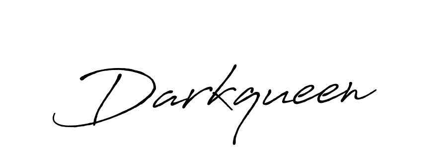 Use a signature maker to create a handwritten signature online. With this signature software, you can design (Antro_Vectra_Bolder) your own signature for name Darkqueen. Darkqueen signature style 7 images and pictures png