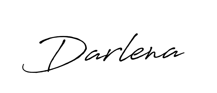 How to make Darlena name signature. Use Antro_Vectra_Bolder style for creating short signs online. This is the latest handwritten sign. Darlena signature style 7 images and pictures png