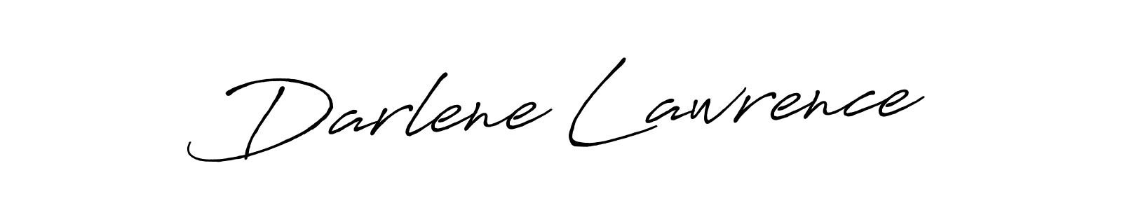 It looks lik you need a new signature style for name Darlene Lawrence. Design unique handwritten (Antro_Vectra_Bolder) signature with our free signature maker in just a few clicks. Darlene Lawrence signature style 7 images and pictures png