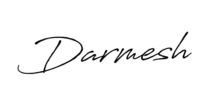 Create a beautiful signature design for name Darmesh. With this signature (Antro_Vectra_Bolder) fonts, you can make a handwritten signature for free. Darmesh signature style 7 images and pictures png